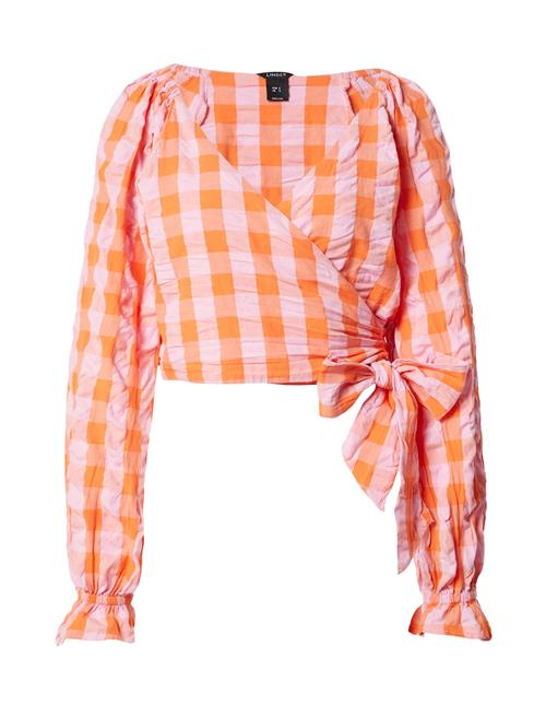 Se Lindex Bluse 'Mila'  orange / abrikos / lyserød / lys pink ved About You