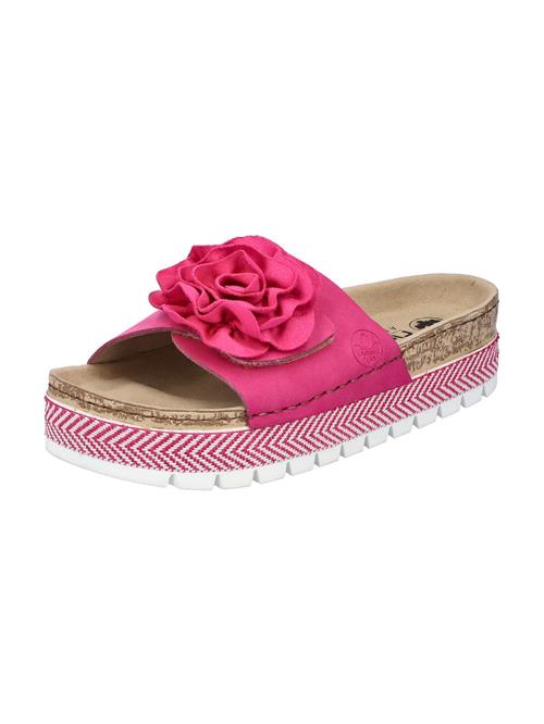 Rieker Pantoletter  fuchsia