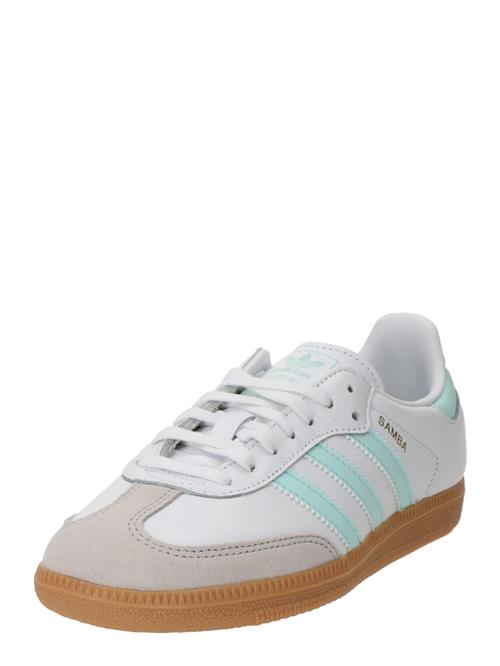 Se ADIDAS ORIGINALS Sneaker low 'SAMBA'  kit / turkis / hvid ved About You