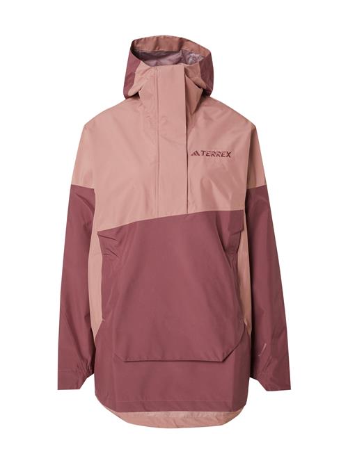 ADIDAS TERREX Udendørsjakke 'Xploric'  gammelrosa / mørk pink