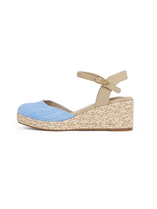 Se TOMMY HILFIGER Espadrillaer  sand / lyseblå ved About You