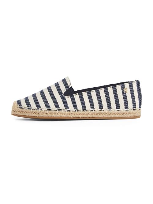 Se TOMMY HILFIGER Espadrillaer  navy / hvid ved About You