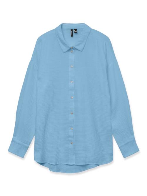 Se VERO MODA Bluse 'VMNATALI NIA'  lyseblå ved About You