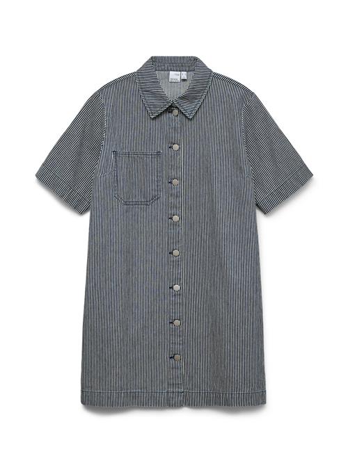 VERO MODA Kjole 'ZELLA'  blå / hvid