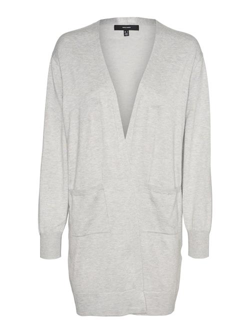 Se VERO MODA Cardigan 'SILJE'  grå / stone / lysegrå ved About You