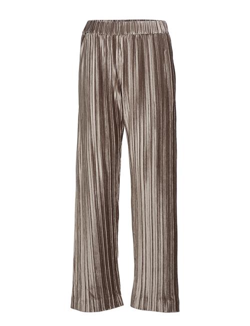 Se Velvet Plissé Trousers Filippa K Brown ved Booztlet