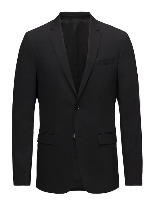 Se Stretch Wool Slim Suit Blazer Calvin Klein Black ved Booztlet