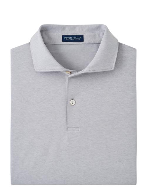 Albatross Cotton Blend Pique Polo - Edwin Spread C Peter Millar Grey