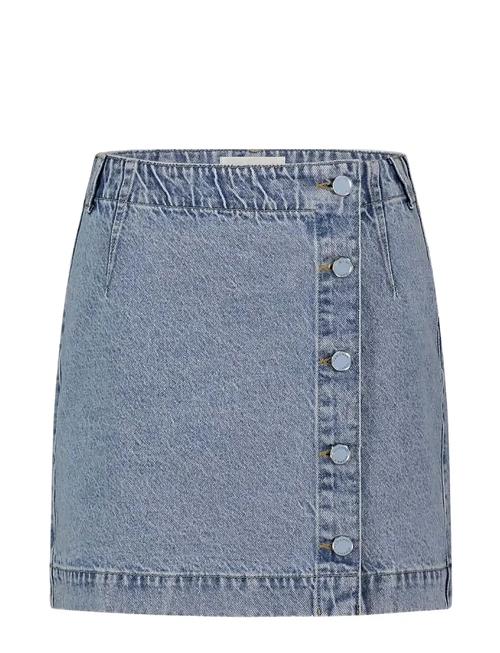 Cari Denim Skirt Fabienne Chapot Blue