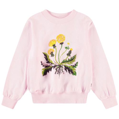Molo Marge Sweatshirt Dandelion Glitter 128 cm  Lyserød  128 cm  kvinde