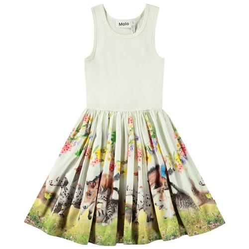 Molo Cassandra Short-Sleeved Dress Joy Run 122/128 cm  Grøn  122/128 cm  kvinde