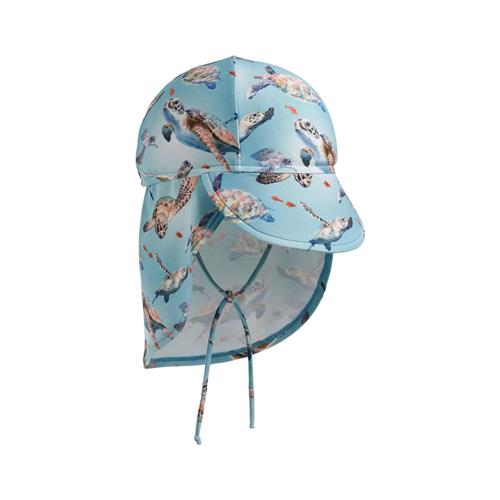 Molo Nando Sun Hat Baby Turtles 6-12 months  Blå  6-12 måneder  Unisex