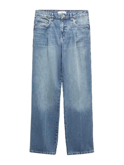 Se MANGO Jeans med lægfolder  blue denim ved About You