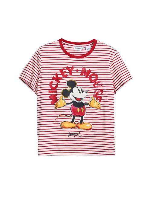 Se Desigual Shirts 'Mickey Mouse'  guld / rød / sort / hvid ved About You