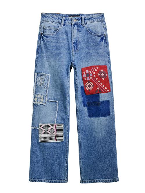 Se Desigual Jeans  lysebeige / navy / blue denim / rød ved About You