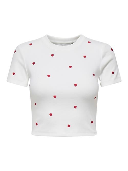 Se ONLY Shirts 'ONLFRUITY'  carminrød / hvid ved About You