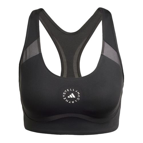ADIDAS BY STELLA MCCARTNEY Sports-BH 'TruePurpose Power Impact'  sølvgrå / sort / hvid