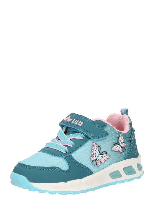 Se LICO Sneakers 'Blinky'  aqua / petroleum / lyserød ved About You