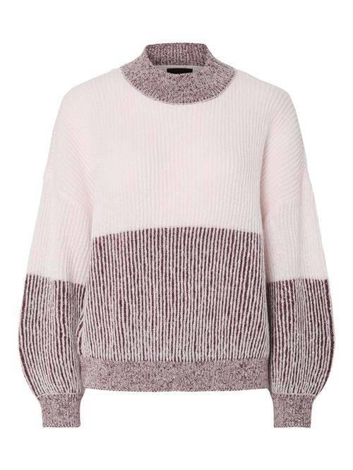 PIECES Pullover 'NELLA '  lilla / hvid