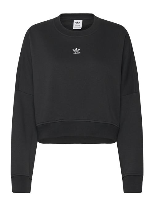 Se Essentials Crew Fleece Adidas Originals Black ved Booztlet