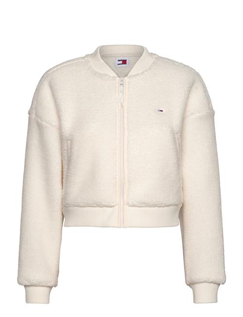 Se Tjw Teddy Zip Thru Tommy Jeans White ved Booztlet