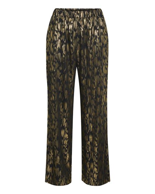 CULTURE Bukser 'Malin Pants '  guld / sort