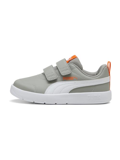 Se PUMA Sneakers 'Courtflex V3'  grå / orange / hvid ved About You