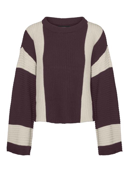 VERO MODA Pullover 'VMGigi'  beige / purpur