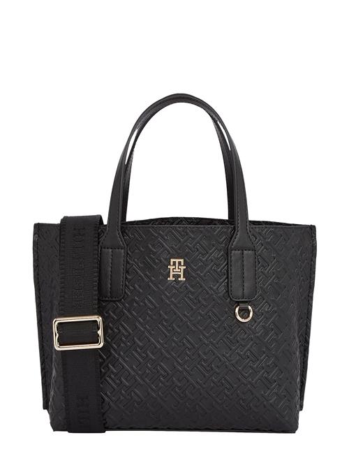 Se Th Distinct Small Tote Mono Tommy Hilfiger Black ved Booztlet