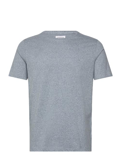 Mouliné O-Neck Tee S/Smouliné O-Neck Tee S/S Lindbergh Blue