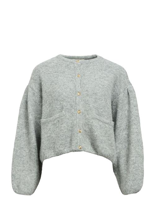 Se Objsaggia Lo L/S Knit Cardigan 135 Object Grey ved Booztlet