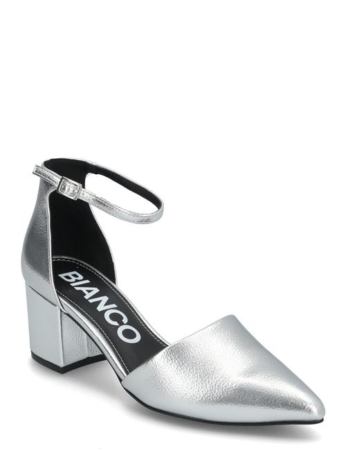 Se Biadevived Pump Metallic Pu Bianco Silver ved Booztlet