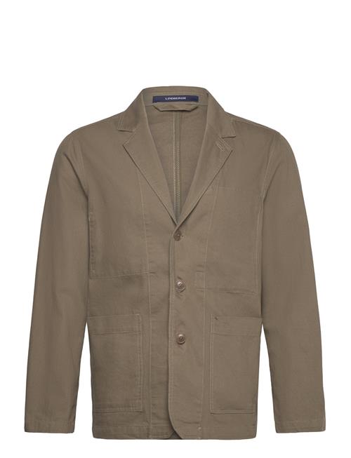 Linen Blend Casual Blazer Lindbergh Brown