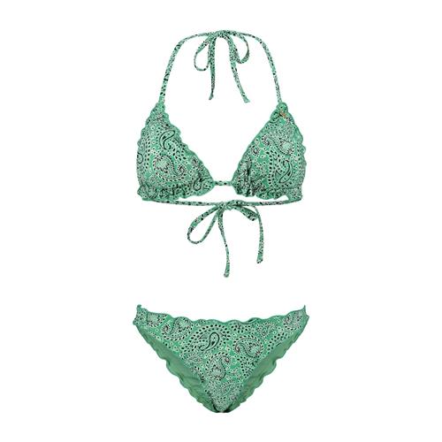 Se Shiwi Bikini 'Liz'  grøn / sort / offwhite ved About You