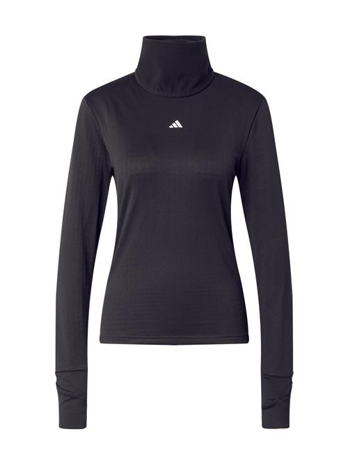 ADIDAS PERFORMANCE Funktionsbluse  sort / hvid