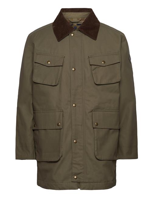 D1. Waxed Double Decker GANT Khaki