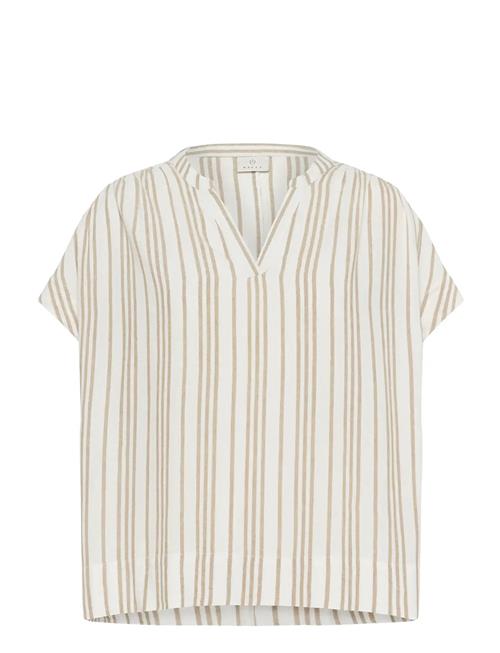 Kamilia Wing Sl Blouse Kaffe Beige