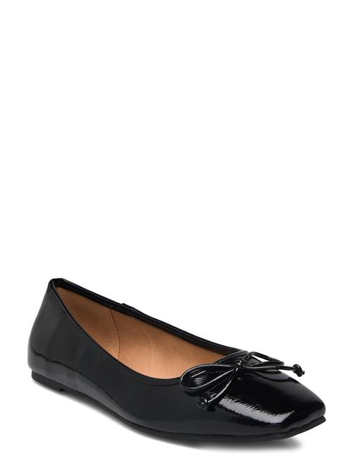 Biarose Karré Ballet Flat Faux Leather Bianco Black