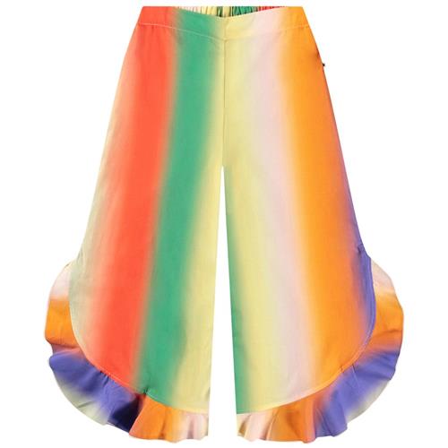 Se Molo Aretha Woven Bukser Big Rainbow 164 cm  Orange.  164 cm  kvinde ved Babyshop
