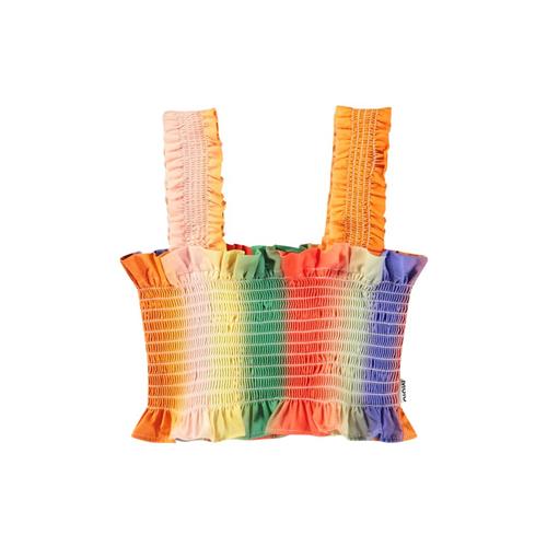 Molo Rolfia Top Big Rainbow 134/140 cm  Orange.  134/140 cm  kvinde