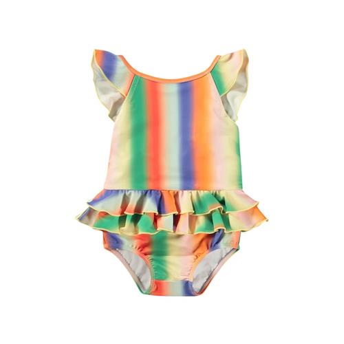 Se Molo Rainbow Light Nalani badedragt 98/104 cm  Orange.  98/104 cm  Unisex ved Babyshop