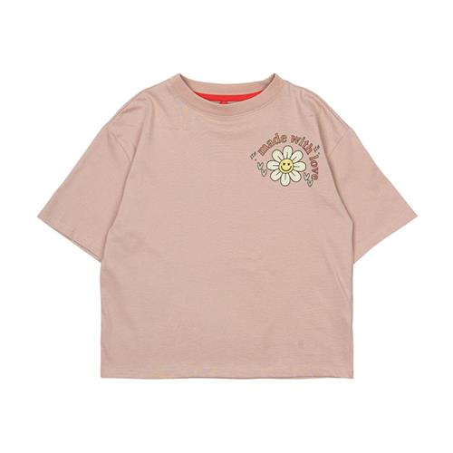 The New Nyssa Tee Adobe Rose 3-4 Y  Lyserød  3-4 år  kvinde
