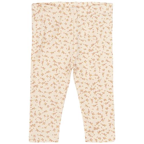 The New Siblings GOTS Nora Leggings White Swan 56 cm  Creme  56 cm  kvinde