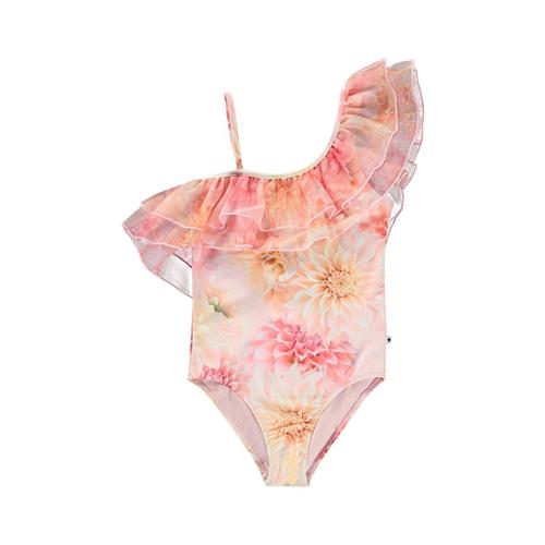 Molo Nilla Swimsuit i Dahila Pink 140 cm  Lyserød  140 cm  Unisex