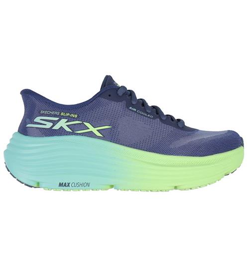 Skechers Sko - Max Cushioning Endeavour Hallandale - Navy/Lime