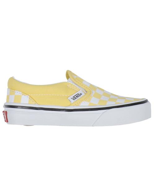 Vans Sko - Classic Slip-On - Gul/Hvidternet