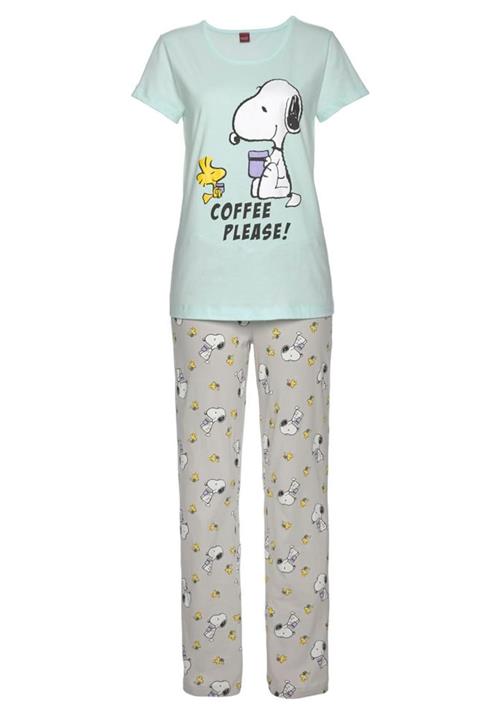 PEANUTS Pyjamas  gul / grå / mint / hvid