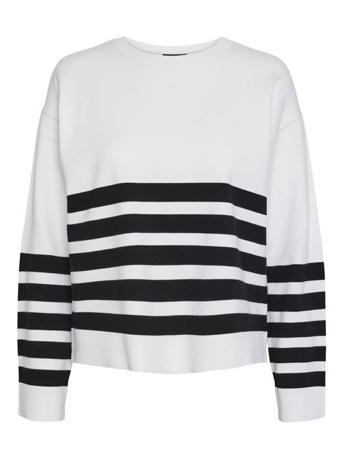 PIECES Pullover 'PCPenelope'  sort / hvid