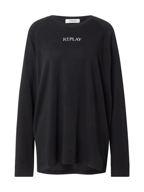 REPLAY Shirts  sort / hvid