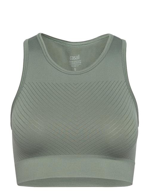 Se Essential Block Seamless Sport Top Casall Green ved Booztlet